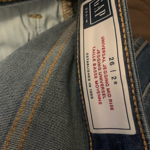 Favourite/universal jegging - destroyed dark wash - Picture 3 of 3